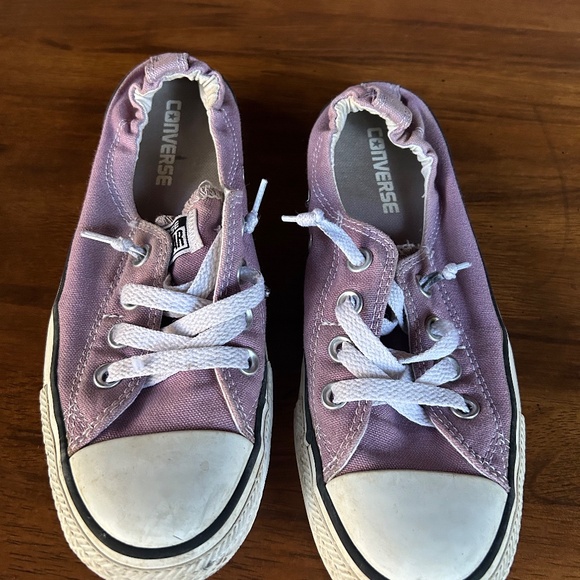 Converse All-Stars lavender slip-ons (size 7.5) - Picture 3 of 7
